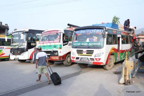 झापाबाट काठमाडौँ जाने रात्रि बसमा एकद्वार प्रणाली